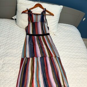 Bcbg generation long multicolor dress tier